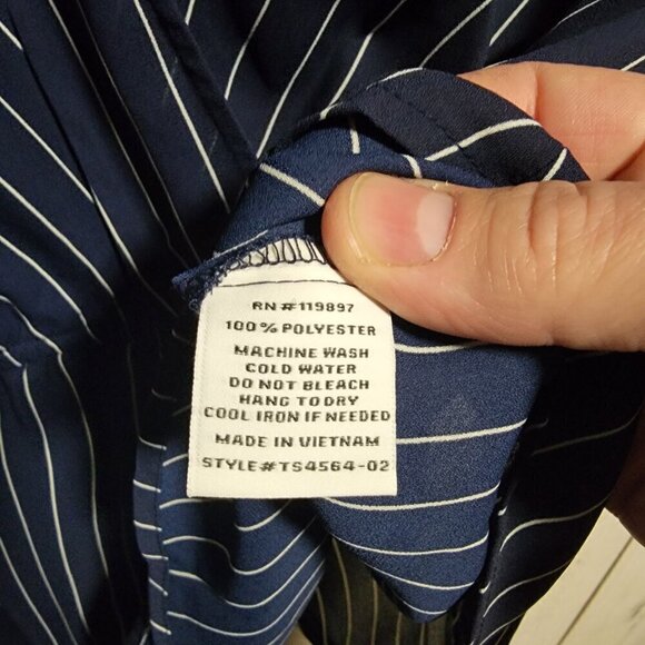 NWT Eclair Striped Blouse - Picture 3 of 5